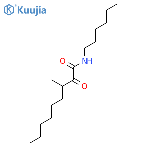 Nonanamide, N-hexyl-3-methyl-2-oxo- structure