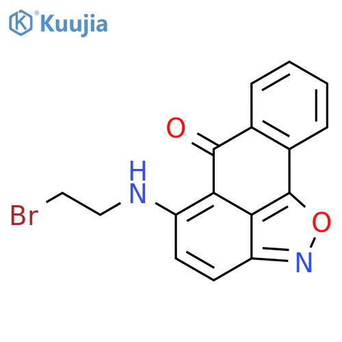 6H-Anthra[1,9-cd]isoxazol-6-one, 5-[(2-bromoethyl)amino]- structure