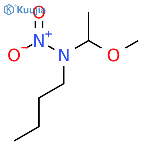 N-Butyl-N-(1-methoxyethyl)nitramide structure