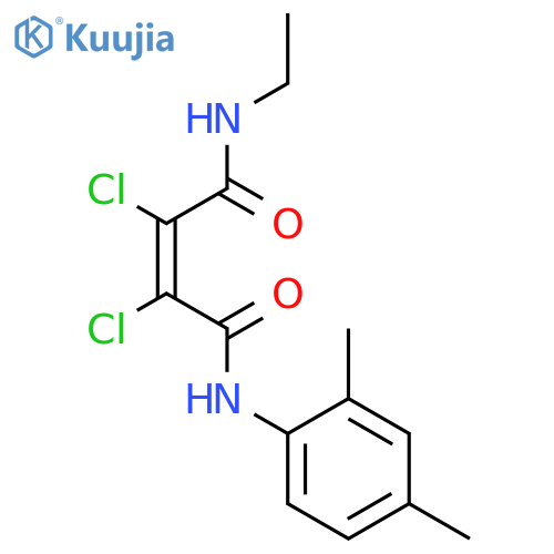 2-Butenediamide, 2,3-dichloro-N-(2,4-dimethylphenyl)-N'-ethyl-, (Z)- structure