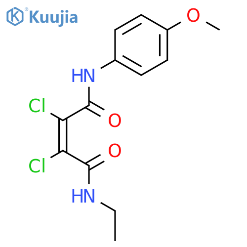 2-Butenediamide, 2,3-dichloro-N-ethyl-N'-(4-methoxyphenyl)-, (Z)- structure