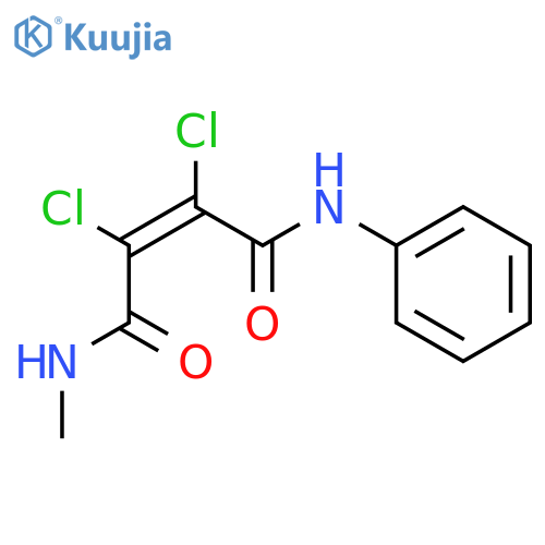 2-Butenediamide, 2,3-dichloro-N-methyl-N'-phenyl-, (Z)- structure