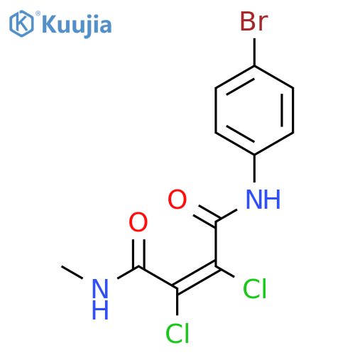2-Butenediamide, N-(4-bromophenyl)-2,3-dichloro-N'-methyl-, (Z)- structure