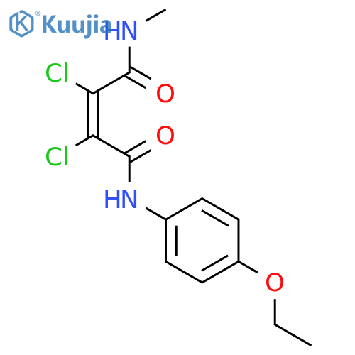 2-Butenediamide, 2,3-dichloro-N-(4-ethoxyphenyl)-N'-methyl-, (Z)- structure
