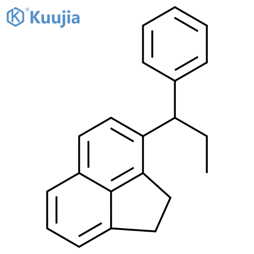 Acenaphthylene, 1,2-dihydro-3-(1-phenylpropyl)- structure