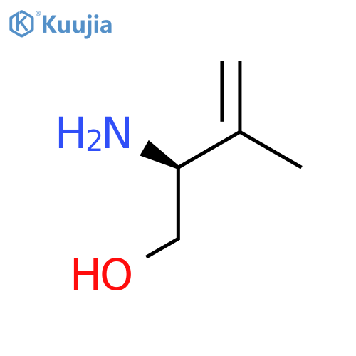 (2S)-2-amino-3-methylbut-3-en-1-ol structure