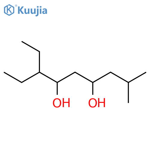 7-Ethyl-2-methylnonane-4,6-diol structure