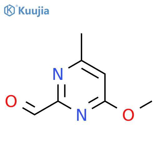 4-Methoxy-6-methylpyrimidine-2-carbaldehyde structure