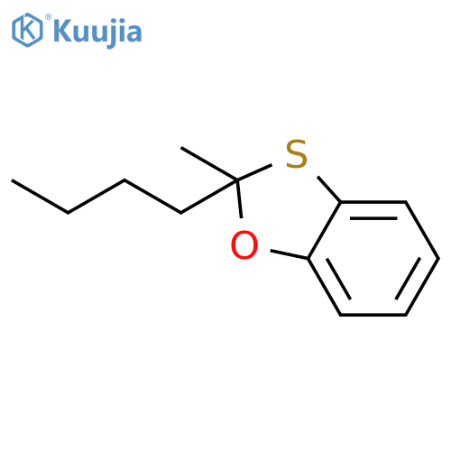 1,3-Benzoxathiole, 2-butyl-2-methyl- structure