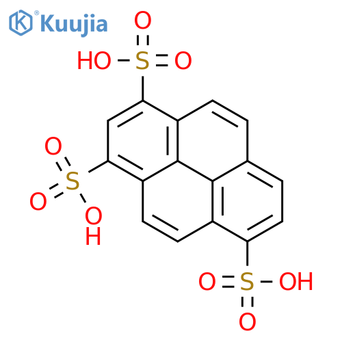 1,3,6-Pyrenetrisulfonic acid structure