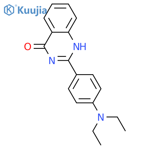 2-[4-(diethylamino)phenyl]-1h-quinazolin-4-one structure