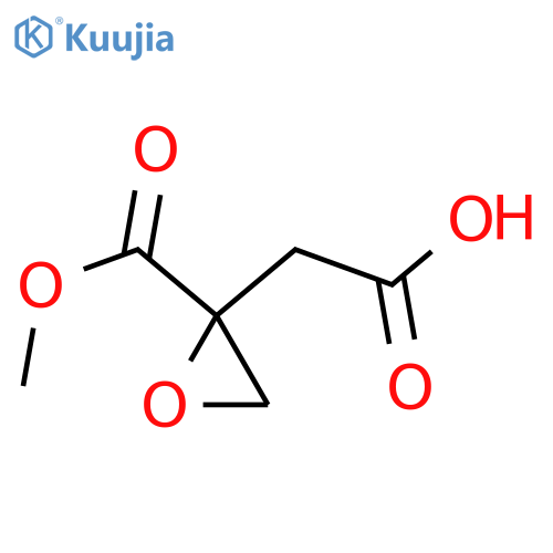 2-Oxiraneacetic acid,2-(methoxycarbonyl)- structure