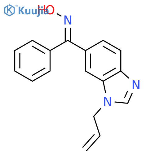 Methanone, phenyl[1-(2-propenyl)-1H-benzimidazol-6-yl]-, oxime, (Z)- structure