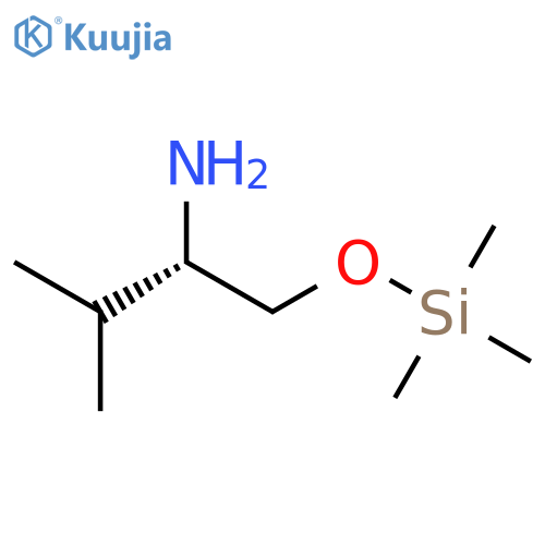 2-Butanamine, 3-methyl-1-[(trimethylsilyl)oxy]-, (S)- structure