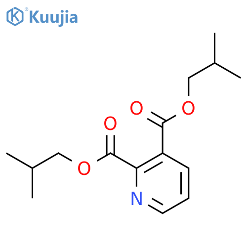 2,3-Pyridinedicarboxylic acid, bis(2-methylpropyl) ester structure