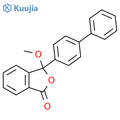 1(3H)-Isobenzofuranone, 3-[1,1'-biphenyl]-4-yl-3-methoxy- structure