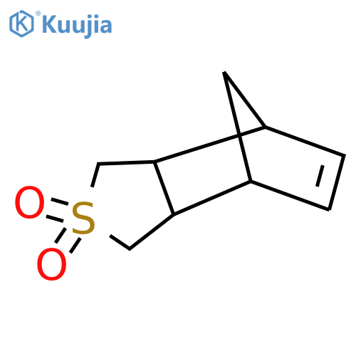 4,7-Methanobenzo(b)thiophene, 2,3,3a,4,7,7a-hexahydro-1,1-dioxide, (3aalpha,4alpha,7alpha,7aalpha)- structure