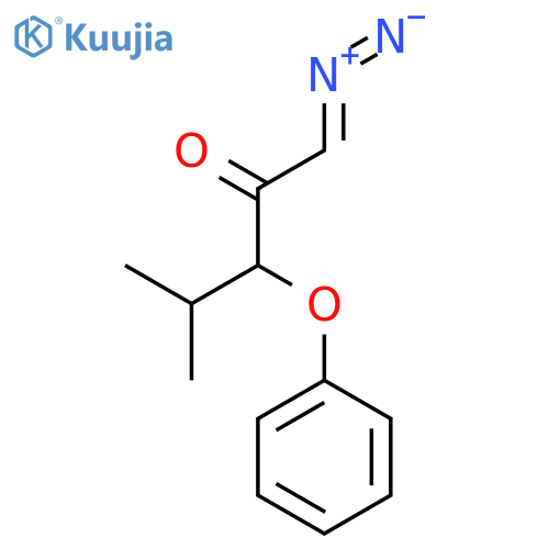 2-Pentanone, 1-diazo-4-methyl-3-phenoxy- structure