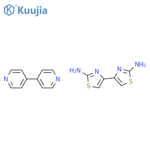 [4,4'-Bithiazole]-2,2'-diamine, compd. with 4,4'-bipyridine (1:1) structure
