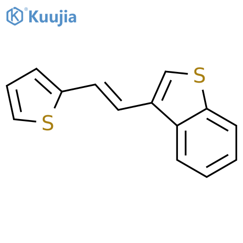 Benzo[b]thiophene, 3-[2-(2-thienyl)ethenyl]- structure