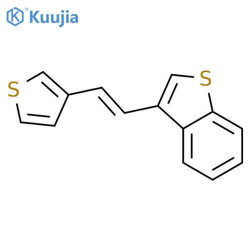 Benzo[b]thiophene, 3-[2-(3-thienyl)ethenyl]- structure