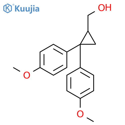 Cyclopropanemethanol, 2,2-bis(4-methoxyphenyl)-, (+)- structure
