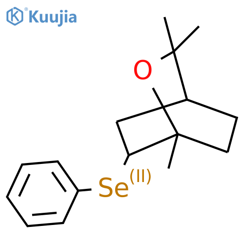 2-Oxabicyclo[2.2.2]octane, 1,3,3-trimethyl-6-(phenylseleno)- structure