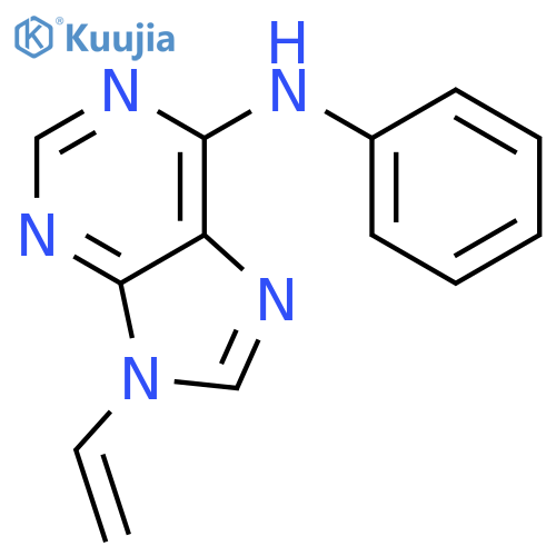9H-Purin-6-amine, 9-ethenyl-N-phenyl- structure