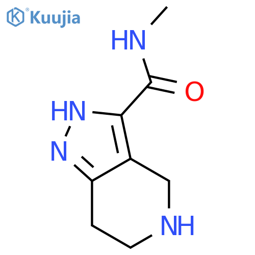 N-Methyl-4,5,6,7-tetrahydro-2H-pyrazolo[4,3-c]pyridine-3-carboxamide structure