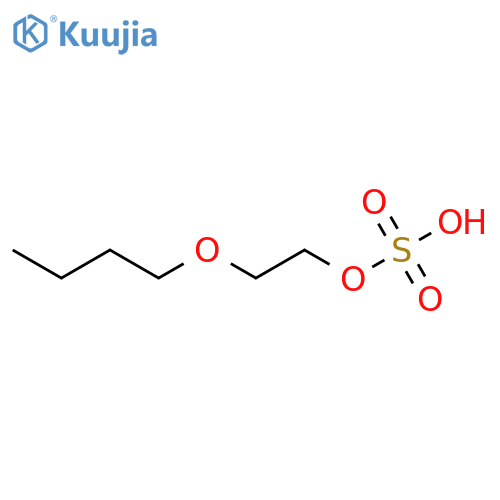 2-Butoxyethyl hydrogensulphate structure