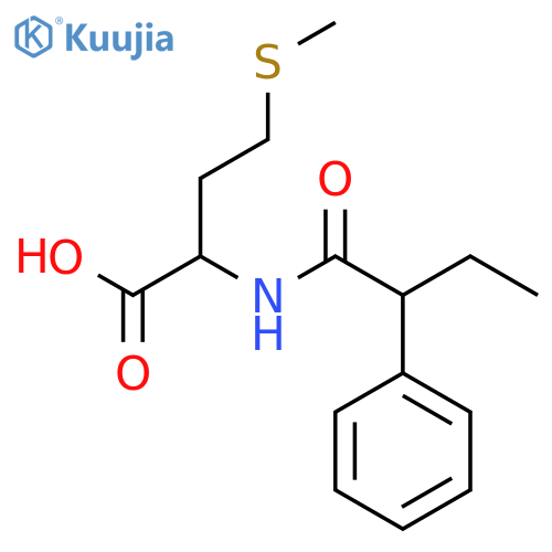 Methionine,N-(1-oxo-2-phenylbutyl)- structure