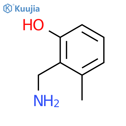 2-(aminomethyl)-3-methylphenol structure