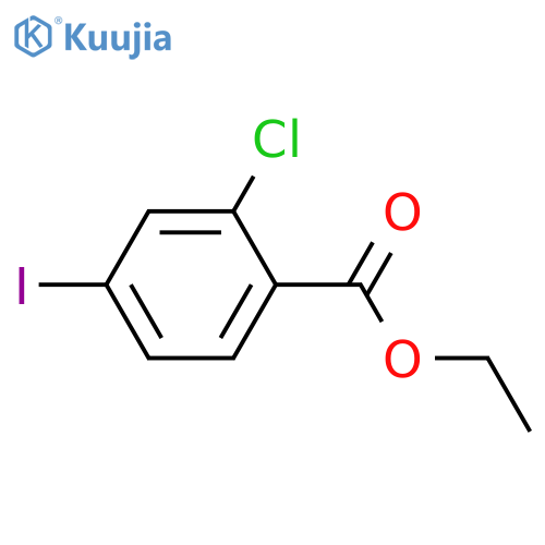 Ethyl 2-chloro-4-iodobenzoate structure