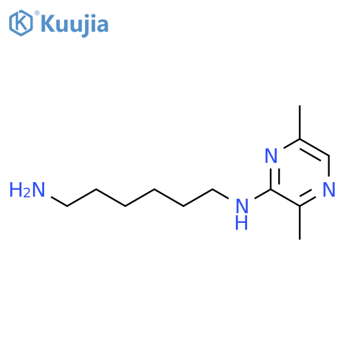 1,6-Hexanediamine, N1-(3,6-dimethyl-2-pyrazinyl)- structure