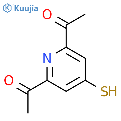1,1'-(4-Sulfanyl-2,6-pyridinediyl)diethanone structure