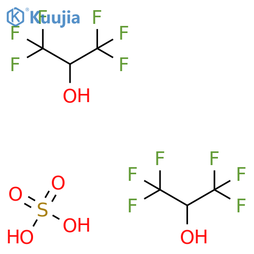 2-Propanol, 1,1,1,3,3,3-hexafluoro-, sulfate (2:1) structure