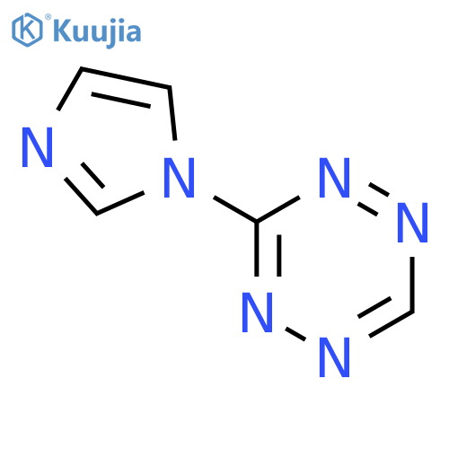 1,2,4,5-Tetrazine, 3-(1H-imidazol-1-yl)- structure