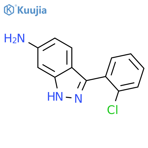 3-(2-chlorophenyl)-1H-indazol-6-amine structure