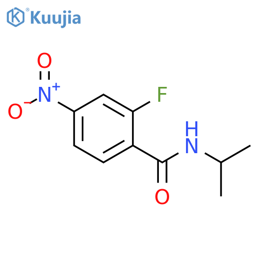 2-FLUORO-N-ISOPROPYL-4-NITROBENZAMIDE structure