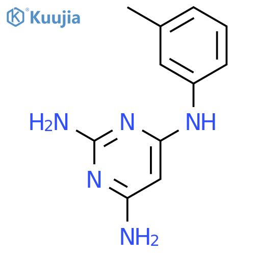 2,4,6-Pyrimidinetriamine,N4-(3-methylphenyl)- structure