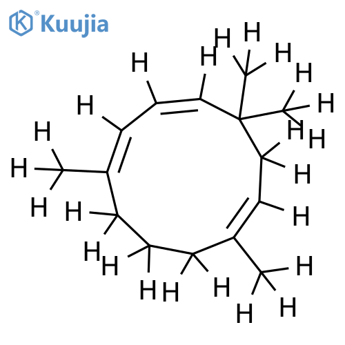 1,1,4,8-Tetramethyl-Delta3.8.10-cycloundecatrien structure