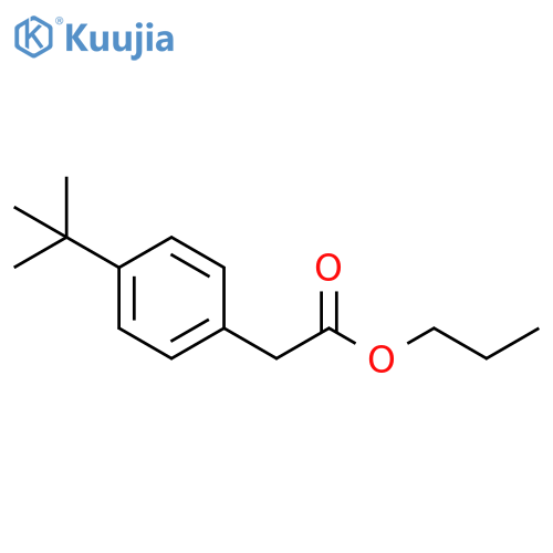 PROPYL 4-TERT-BUTYLPHENYLACETATE structure