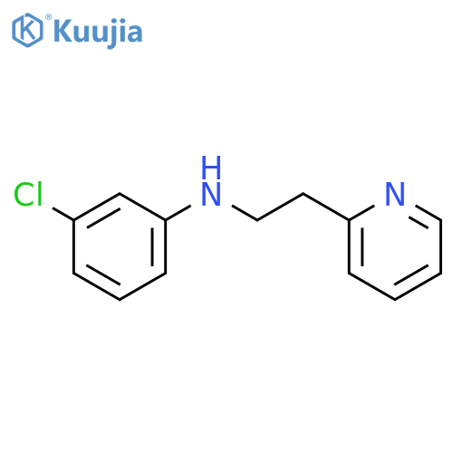 2-Pyridineethanamine, N-(3-chlorophenyl)- structure