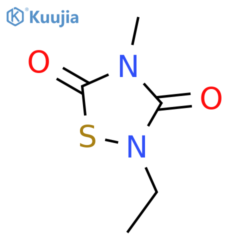 1,2,4-Thiadiazolidine-3,5-dione, 2-ethyl-4-methyl- structure