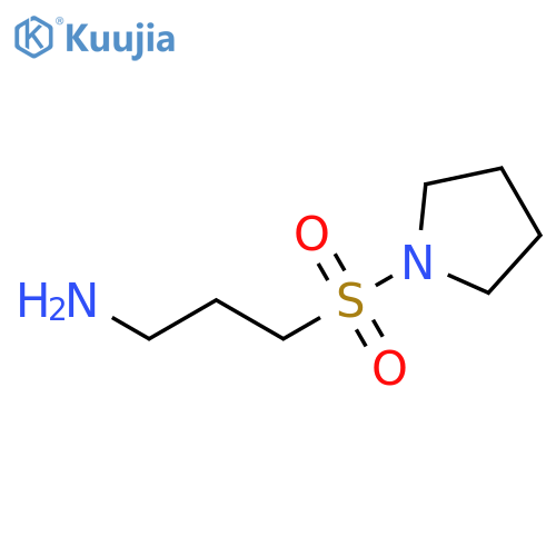 1-Propanamine, 3-(1-pyrrolidinylsulfonyl)- structure