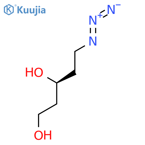 1,3-Pentanediol, 5-azido-, (3S)- structure
