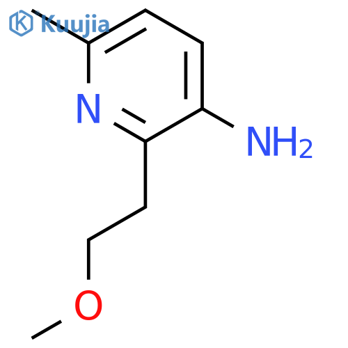 3-Pyridinamine, 2-(2-methoxyethyl)-6-methyl- structure