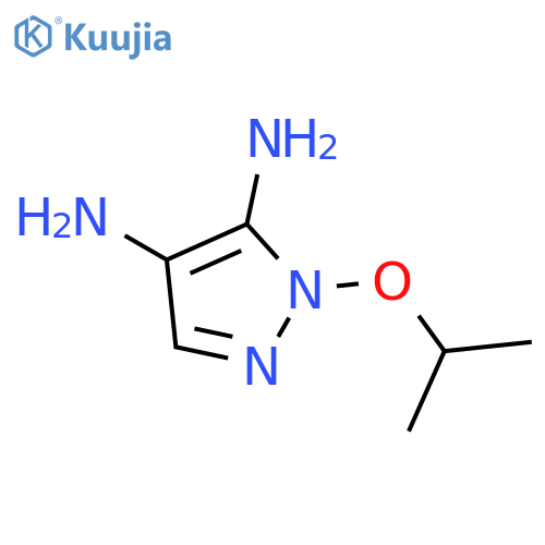 1H-Pyrazole-4,5-diamine,  1-(1-methylethoxy)- structure