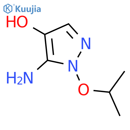 1H-Pyrazol-4-ol,  5-amino-1-(1-methylethoxy)- structure