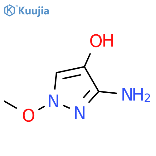 1H-Pyrazol-4-ol, 3-amino-1-methoxy- structure